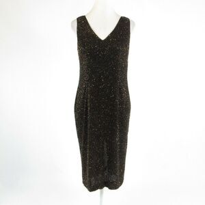Bieff Basix black silk sheath dress 10